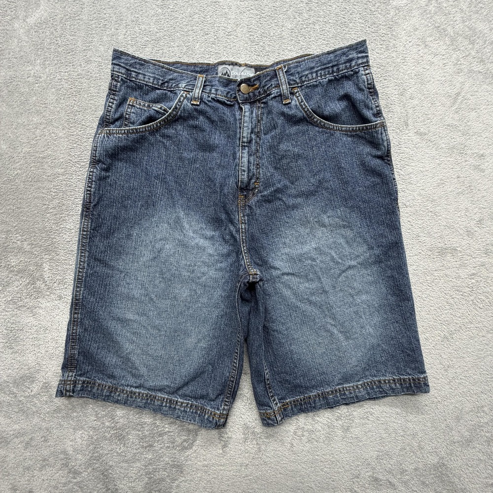 Colorado Shorts Mens Measured‎ 35x11 Blue Denim Bermuda 5 Pocket Casual Summer